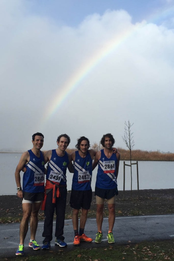 Lake Wendouree - Post-finish team photo
